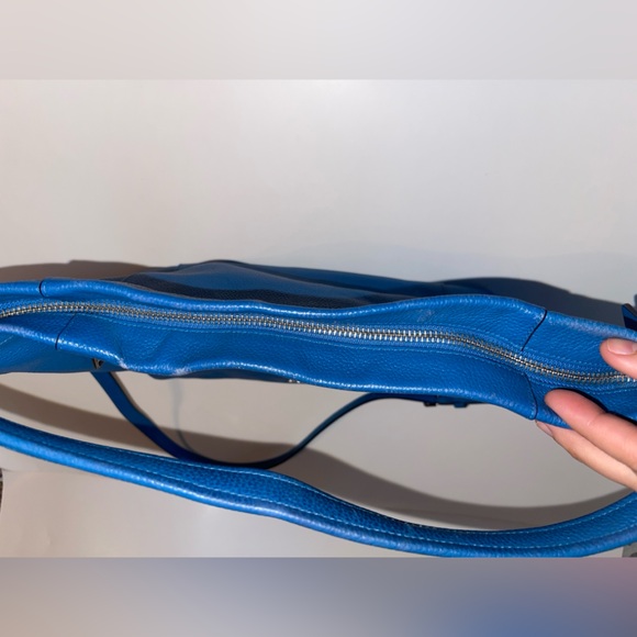 Coach | Large Scout Turquoise Leather Hobo Handbag - Picture 11 of 13